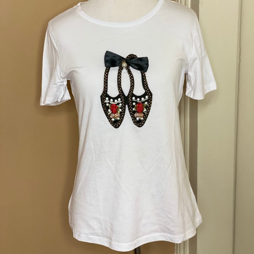 Fashionably Yours Shoes Tee